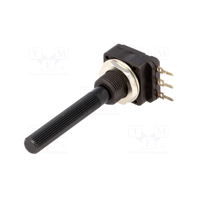 10 pcs : PC-16 SH10IP06 100KB - Potentiometer: shaft, single turn, 100kΩ, 100mW, THT, 6mm, plastic