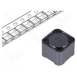 20 pcs : PCS129MT221 - Inductor: wire, SMD, 220uH, 1.5A, 300mΩ, ±20%, 12x12x10mm, -40÷125°C