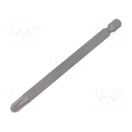 10 pcs : 862PH-XL/3 - Screwdriver bit, Phillips, PH3, Overall len: 100mm