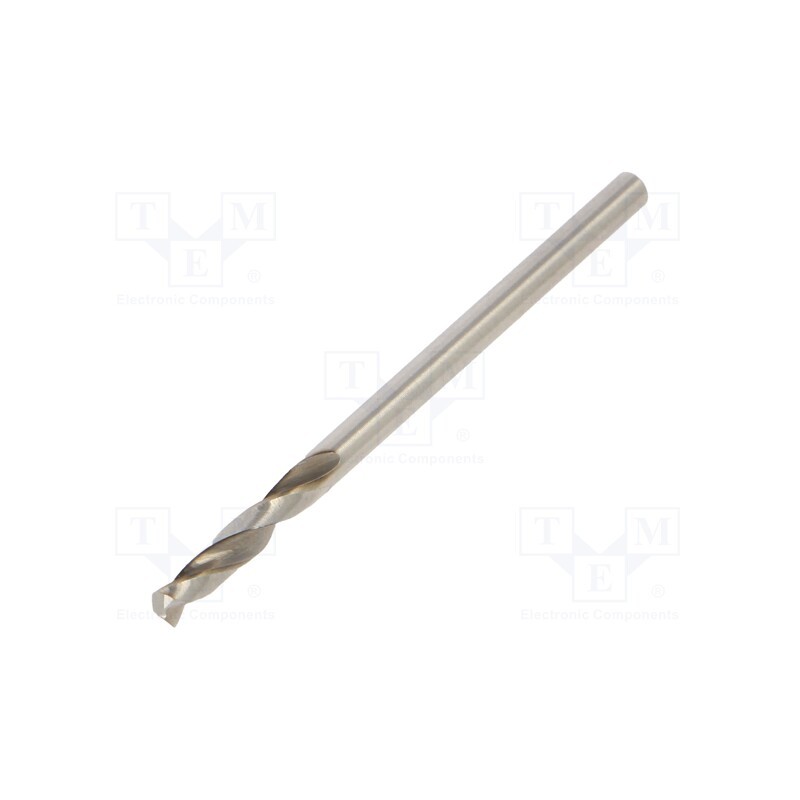 10 pcs : 90100210100 - Drill bit, for metal, Ø: 2.1mm, L: 38mm, Working part len: 12mm