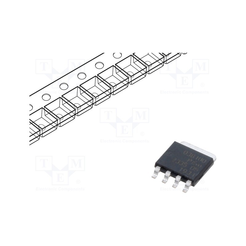10 pcs : PSMN038-100YLX - Transistor: N-MOSFET, unipolar, 100V, 21.3A, Idm: 120A, 94.9W