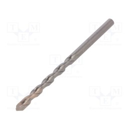10 pcs : 627227000 - Drill bit, for concrete, Ø: 6mm, L: 100mm, metal, cemented carbide