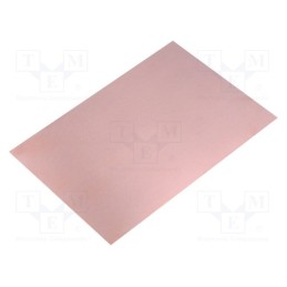 10 pcs : - Laminate, FR4,epoxy resin, 1mm, L: 233mm, W: 160mm, Coating: copper