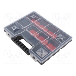 10 pcs : 35702 - Container: collective, with partitions, polypropylene