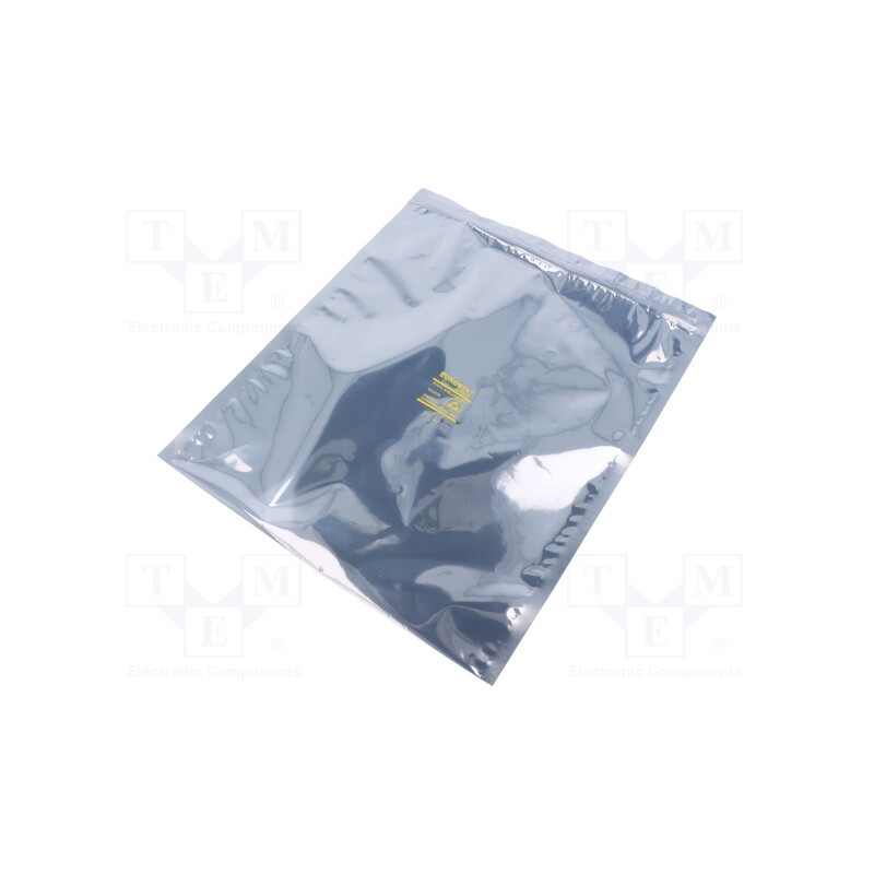 50 pcs : 20-872-1012 - Protection bag, ESD, L: 305mm, W: 254mm, Thk: 76um