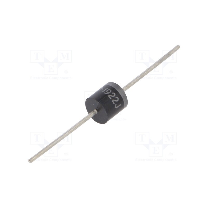 10 pcs : P600G-E3/73 - Diode: rectifying, THT, 400V, 22A, , Ifsm: 400A, P600, 2.5us
