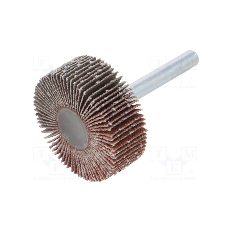 10 pcs : RG.047 - Wheel, Granularity: 80, Mounting: rod 6mm, with lever, Ø40x15mm