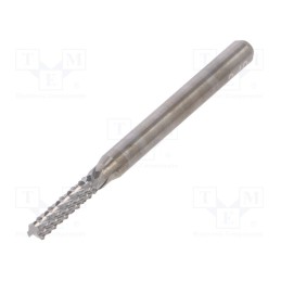 10 pcs : DCFBM 2400 090 - Diamond mill, Ø: 2.4mm, Ø: 3.175mm, L: 38.2mm