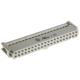 1 pcs - HARTING 40-Way IDC Connector Socket for Cable Mount, 2-Row