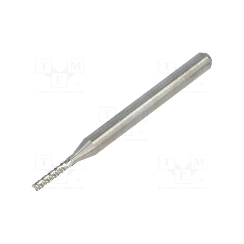 10 pcs : DCFBM 1400 060 - Diamond mill, Ø: 1.4mm, Ø: 3.175mm, L: 38.2mm, Working part len: 6mm