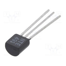 10 pcs : NTE491 - Transistor: N-MOSFET, unipolar, 60V, 0.2A, Idm: 0.5A, 350mW, TO92