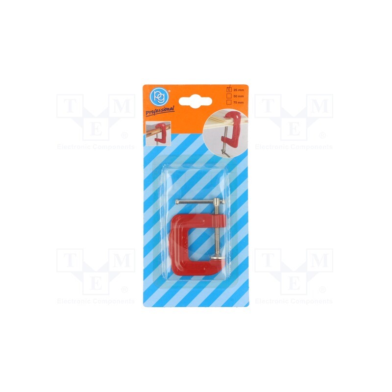 10 pcs : 951 - Universal clamp, C, max.25mm