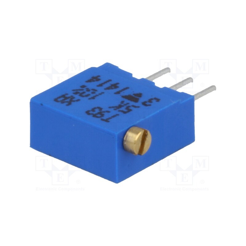 10 pcs : T93XA502KT20 - Potentiometer: mounting, multiturn, 5kΩ, 500mW, THT, ±10%, linear