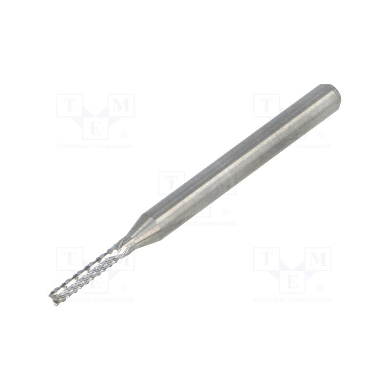 10 pcs : DCFBM 1600 075 - Diamond mill, Ø: 1.6mm, Ø: 3.175mm, L: 38.2mm