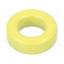 10 pcs : T37-6 - Ferrite: toroidal, L: 3.25mm, Øint: 5.21mm, Øout: 9.53mm, 3nH