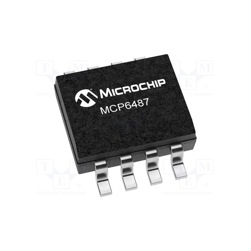10 pcs : MCP6487-E/MS - IC: operational amplifier, 10MHz, 1.8÷5.5V, Ch: 2, MSOP8