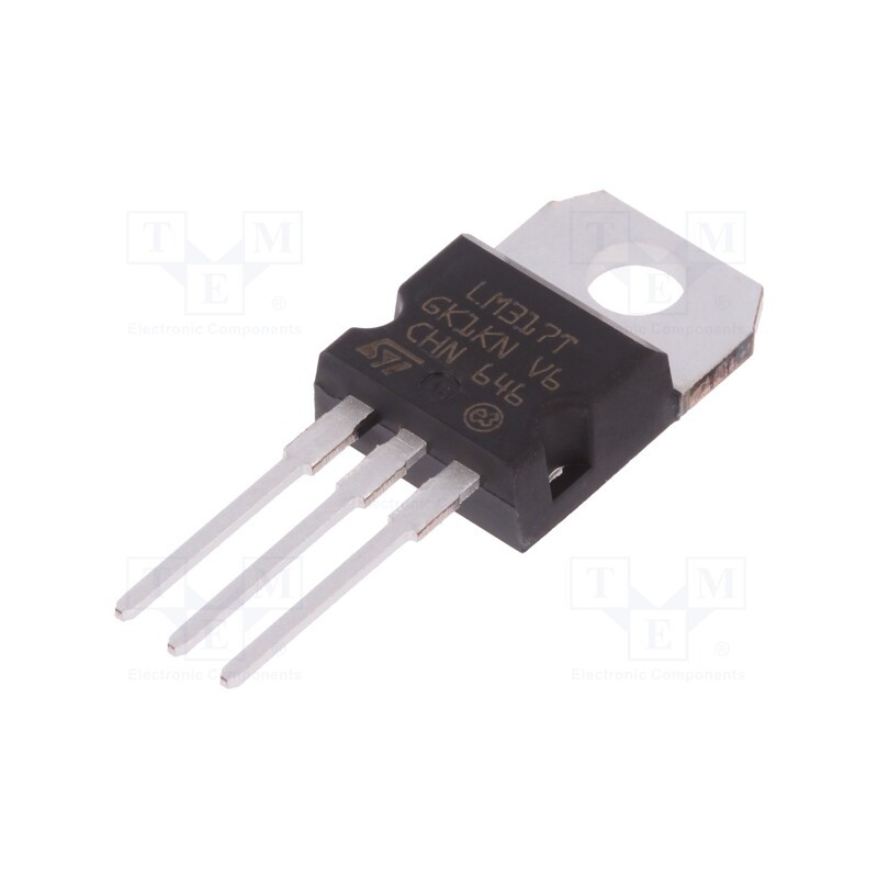 10 pcs : LM317T-DG - IC: voltage regulator, linear,adjustable, 1.2÷37V, 1.5A, TO220AB