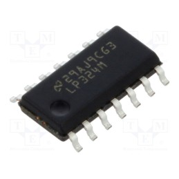 10 pcs : LP324MX/NOPB - IC: operational amplifier, 100kHz, Ch: 4, SO14, ±1.5÷16VDC,3÷32VDC