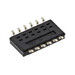 1 pcs - Omron 6 Way Surface Mount DIP Switch 6P