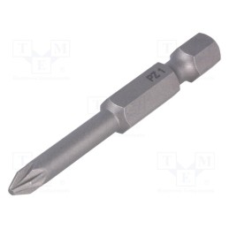 10 pcs : 33706 - Screwdriver bit, Pozidriv®, PZ1, Overall len: 50mm, PROFESSIONAL