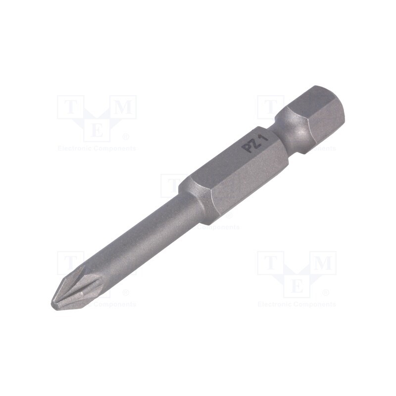 10 pcs : 33706 - Screwdriver bit, Pozidriv®, PZ1, Overall len: 50mm, PROFESSIONAL
