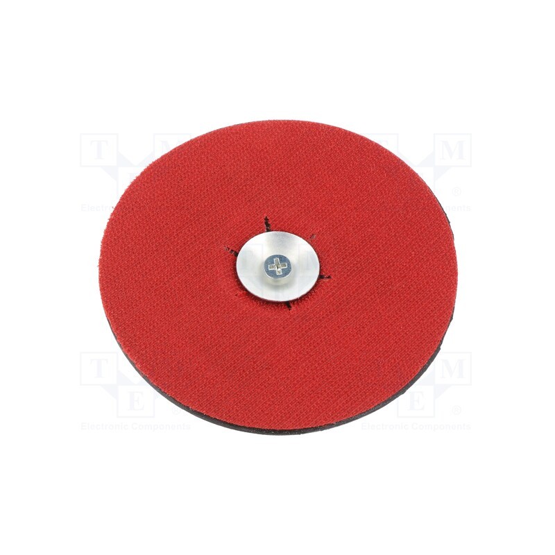 10 pcs : 27035 - Backing pad, Ø: 125mm, Mounting: rod 6mm, for abrasive discs