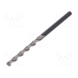 10 pcs : 61100320100 - Drill bit, for metal, Ø: 3.2mm, L: 65mm, Working part len: 36mm