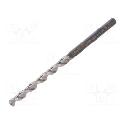 10 pcs : 61100350100 - Drill bit, for metal, Ø: 3.5mm, L: 70mm, Working part len: 39mm