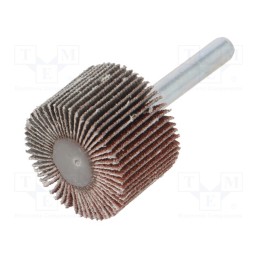 10 pcs : RG.041 - Wheel, Granularity: 80, Mounting: rod 6mm, with lever, Ø30x20mm
