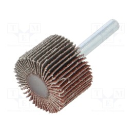 10 pcs : RG.006 - Wheel, Granularity: 60, Mounting: rod 6mm, with lever, Ø30x20mm