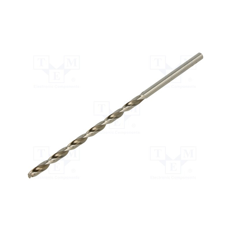 10 pcs : 52800400100 - Drill bit, for metal, Ø: 4mm, L: 119mm, blister, HSS SUPER