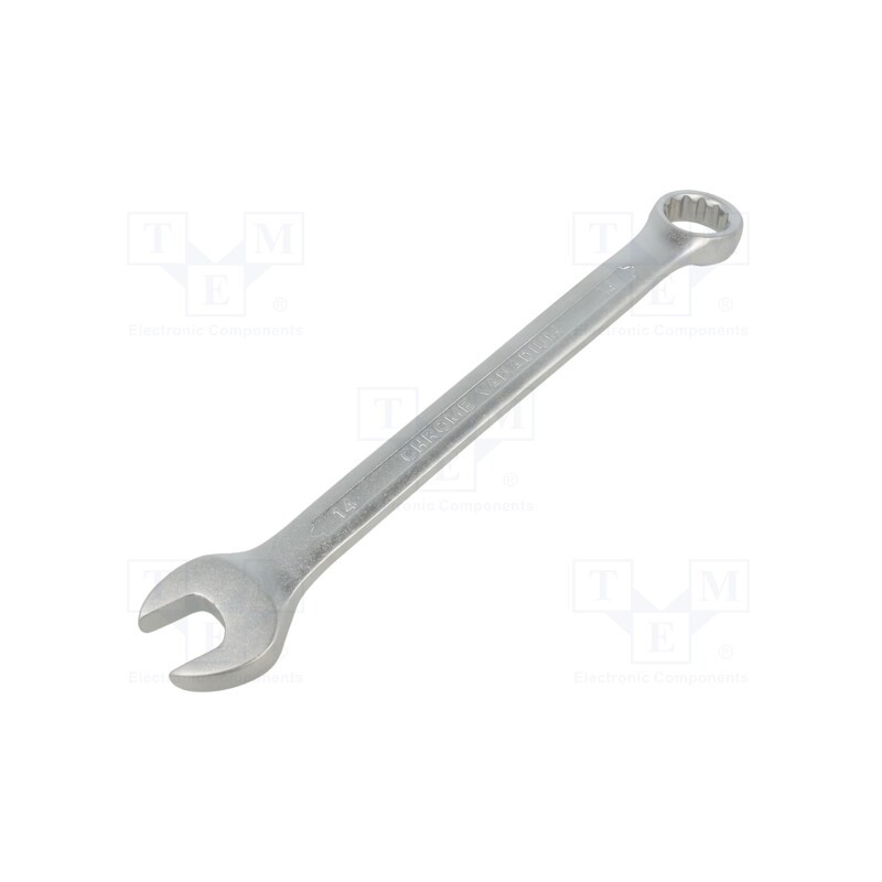 10 pcs : 16514 - Wrench, combination spanner, 14mm, Overall len: 180mm