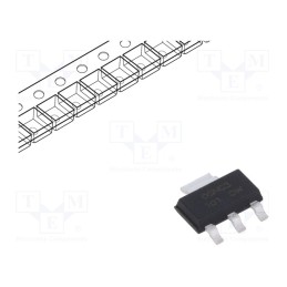 10 pcs : TSM05N03CW RPG - Transistor: N-MOSFET, unipolar, 30V, 5A, 1.1W, SOT223