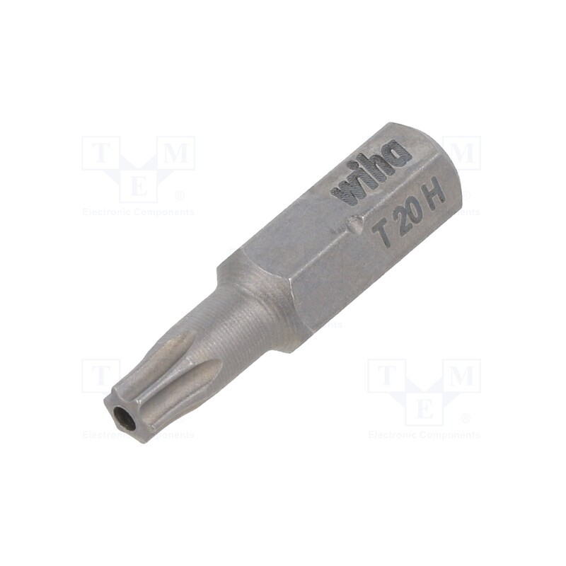 10 pcs : 1729 - Screwdriver bit, Torx® with protection, T20H, Overall len: 25mm