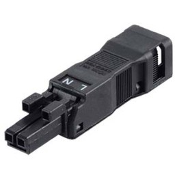 1 pcs - Wago 890 Series WINSTA MINI Socket, 2-Pole, Female, 2-Way, Cable Mount, 16A, IP40