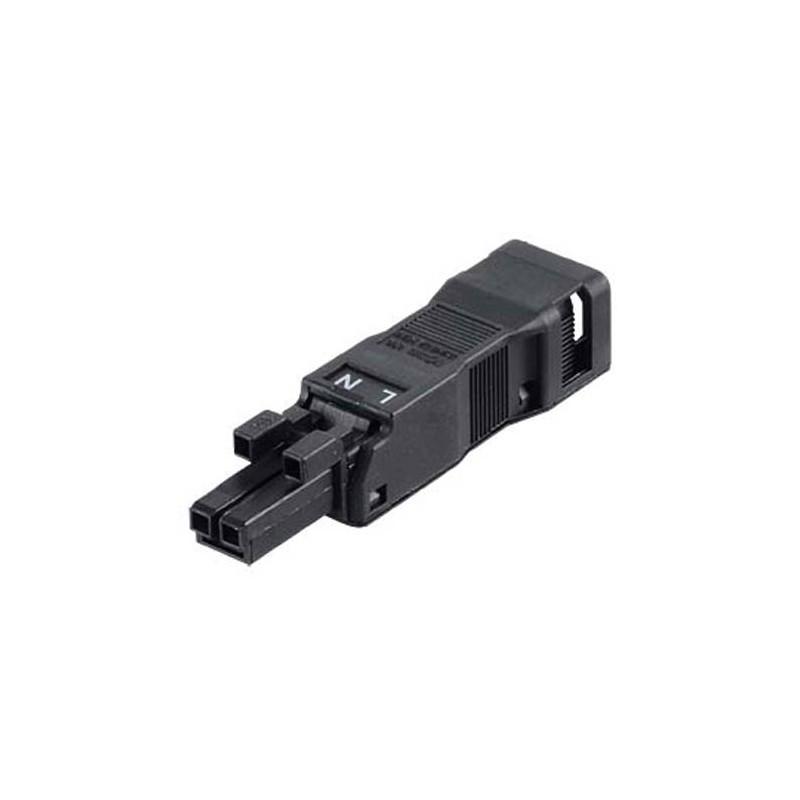 1 pcs - Wago 890 Series WINSTA MINI Socket, 2-Pole, Female, 2-Way, Cable Mount, 16A, IP40