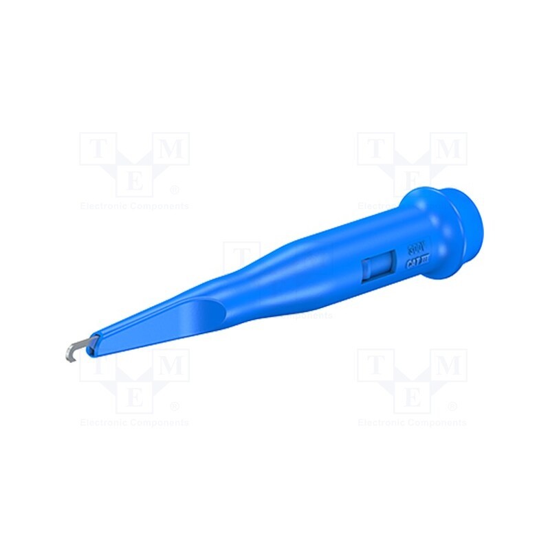 10 pcs : 68.9369-23 - Clip-on probe, blue, 60.5mm