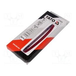 10 set : YT-09749 - Endless sanding belt, L: 520mm, W: 20mm, Granularity: 100, 10pcs.