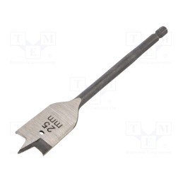 10 pcs : 627322000 - Drill bit, for wood, Ø: 25mm, L: 160mm