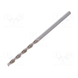 10 pcs : 61100170100 - Drill bit, for metal, Ø: 1.7mm, L: 43mm, Working part len: 20mm