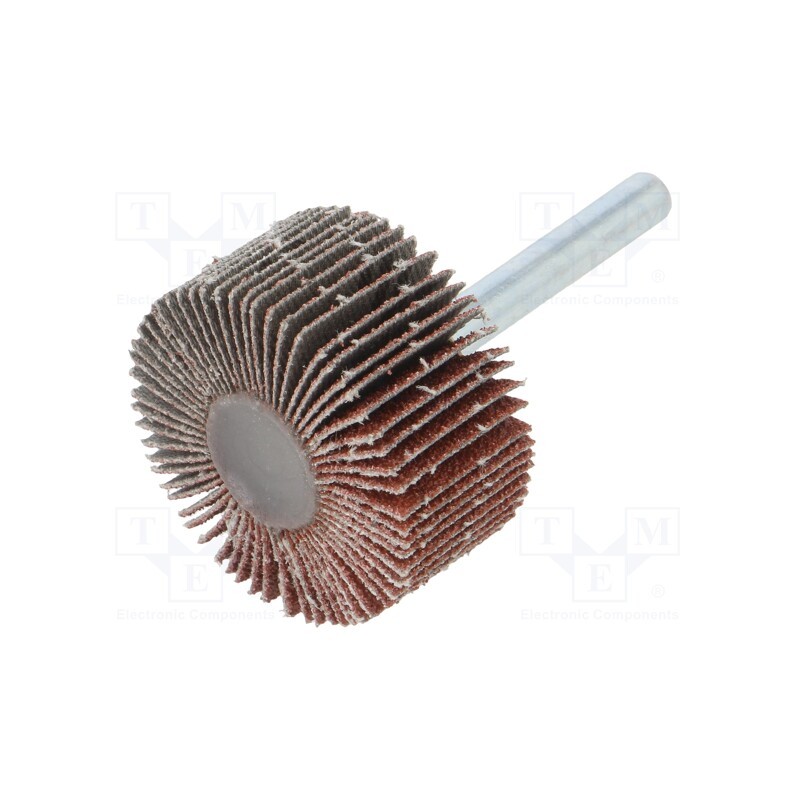 10 pcs : RG.013 - Wheel, Granularity: 60, Mounting: rod 6mm, with lever, Ø40x20mm