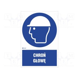 20 pcs : IM/014/1/C1/P - Safety sign, regulatory, PVC, W: 200mm, H: 300mm