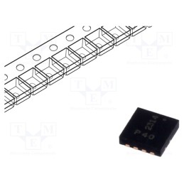 10 pcs : DMP4025SFGQ-7 - Transistor: P-MOSFET, unipolar, -40V, -5.4A, 0.81W, PowerDI®3333-8