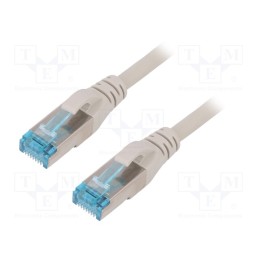 10 pcs : DK-1511-015 - Patch cord, U/UTP, 5e, stranded, Cu, PVC, grey, 1.5m