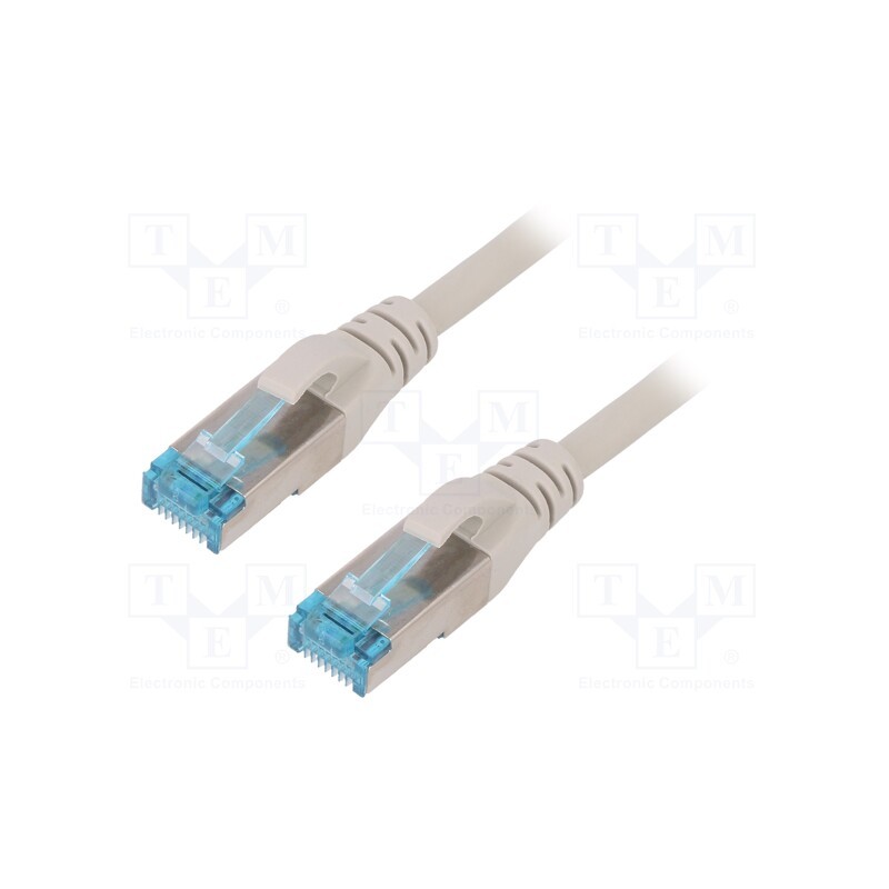 10 pcs : DK-1511-015 - Patch cord, U/UTP, 5e, stranded, Cu, PVC, grey, 1.5m