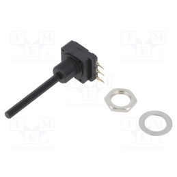 10 pcs : PC16SH10IP04103A2020TA - Potentiometer: shaft, 10kΩ, 200mW, THT, 4mm, plastic, mono, carbon