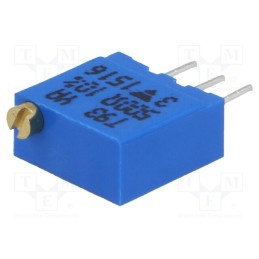 10 pcs : T93YA501KT20 - Potentiometer: mounting, multiturn, 500Ω, 500mW, THT, ±10%, linear