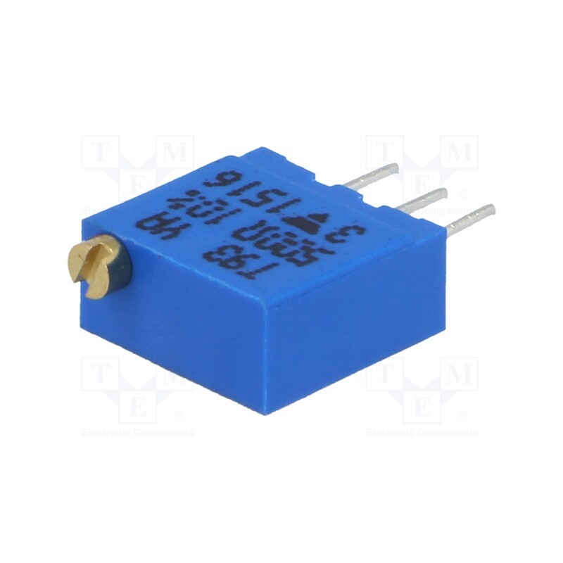 10 pcs : T93YA501KT20 - Potentiometer: mounting, multiturn, 500Ω, 500mW, THT, ±10%, linear