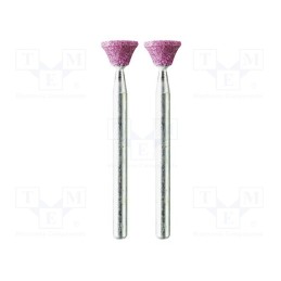 10 set : M.2235 - Grindingstone, Ø: 8mm, Ø: 3mm, Tip mat: aluminium oxide, 2pcs.