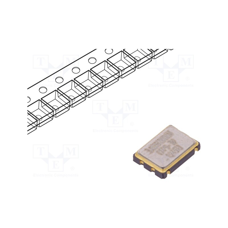 10 pcs : LFSPXO025921BULK - Generator: quartz, 3.6864MHz, SMD, 2.5V, ±50ppm, -40÷85°C